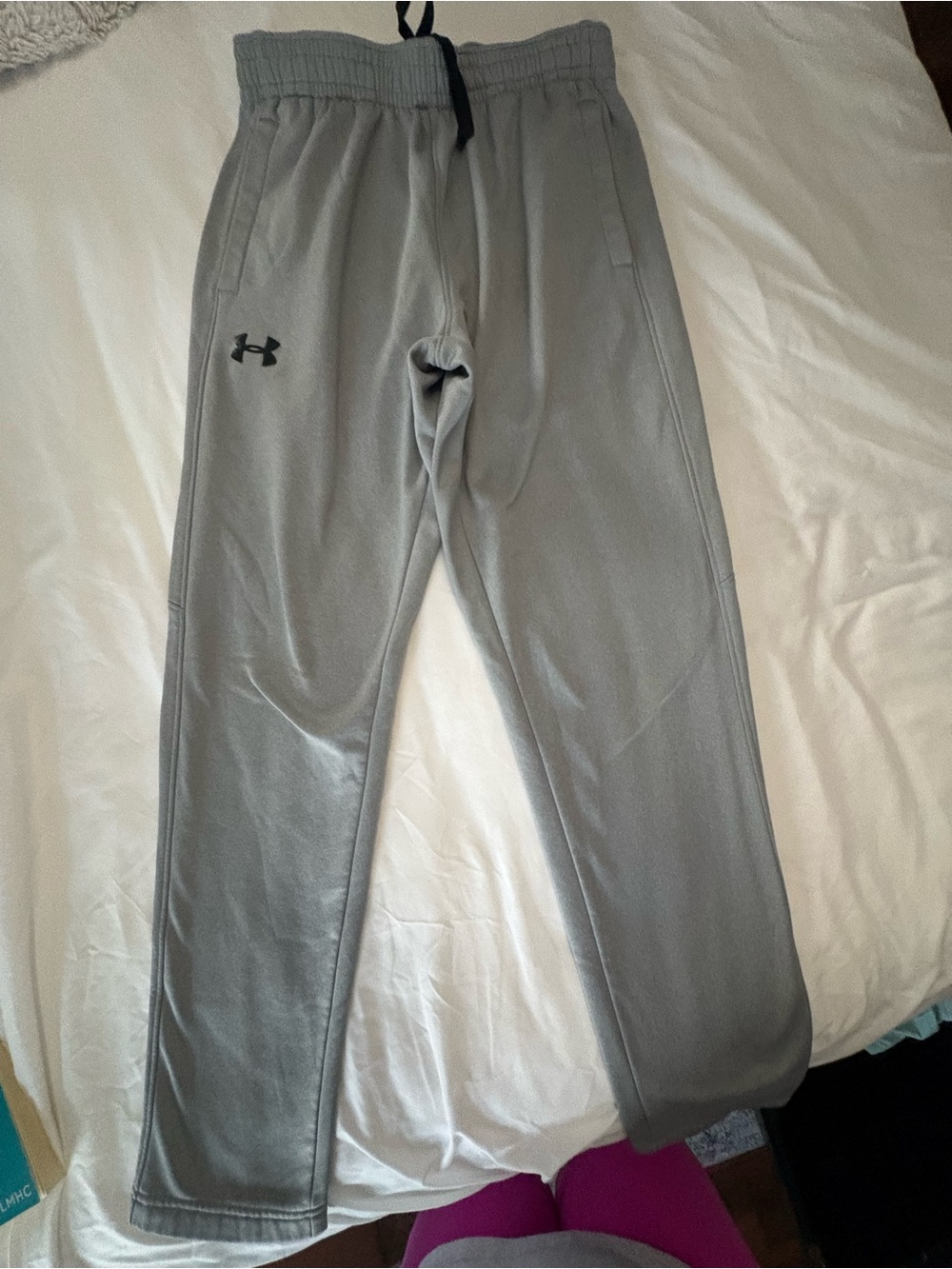 Under Armour Men's Light Gray Performance Joggers